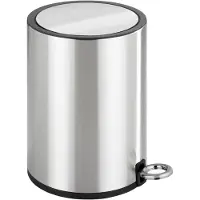 Wenko Kosmetik Treteimer Monza Easy Close Edelstahl glänzend