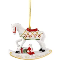 Villeroy & Boch Christbaumschmuck Hänger Schaukelpferd 2025 BHT 3.80x8.90x10.90