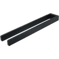 Nimco maya - handdoekhouder, lengte 37 cm, mat zwart