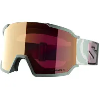 Salomon Herren Skibrillen He/Uni GOGGLES S/VIEW 3 ICEBERG GREEN/Ruby