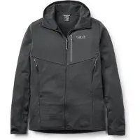 Rab Sweatjacke Ascendor Hoody Herren Black-XL