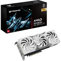 Acer Predator BiFrost Radeon RX 9070 XT OC 16GB White Edition, Radeon RX 9070 XT, 16 GB, GDDR6, 256 Bit, 7680 x 4320 Pixel, PCI Express x16 5.0