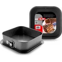 Ibili Kuchenform quadratisch Moka 17 x 17 x 8 cm Ideal für Kuchen und Desserts