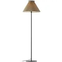 Le Klint Design Stehlampe LK 334, creme / amber, für Wohn- / Esszimmer, Papier / Lunolit / Lunopal, Design, Stehlampe