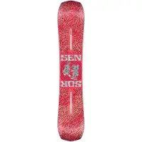 Nidecker - All-Mountain Freestyle Snowboard - Sensor 2026 für Herren - Größe 153 cm - Rot