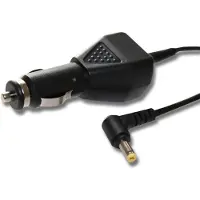 VHBW KFZ-Ladekabel kompatibel mit Acer Aspire One 725, 752, 751H, 531, 521, 532, 531H, 533, 532H, 721, 571H Notebook - 12V Ladegerät Schwarz 1,6 A