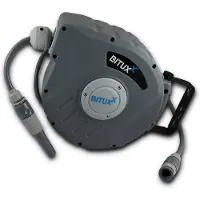 Bituxx 10 Meter Wand Schlauchtrommel Schlauchaufroller Wasserschlauchaufroller Schlauchbox Automatik (10 m) MS-17755