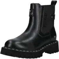 Mustang Damen Chelsea Boots Schwarz