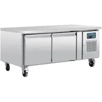 Polar Serie U 2-türiger GN-Kühltisch 214L