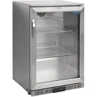 Polar Serie G Barkühlschrank aus Edelstahl 1 Klapptür