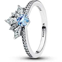 Pandora Disney 925 Sterling Silver Frozen Queen Elsa Tiara Ring 194134C01