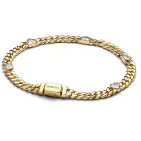 Pandora 564226C01 Damenarmband Goldfarben Zirkonia Herz