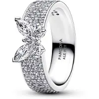 Pandora 194270C01 Damen-Ring Funkelnder Schmetterling breit Silber