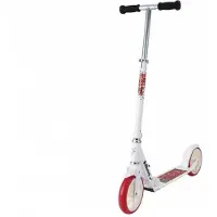 Jd Bug Trottinette 8 Zoll, Weiß/Rot, Deluxe-Ausführung, Marke JDBug