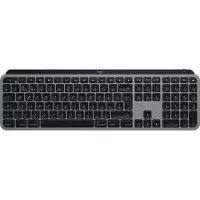 Logitech 920-009841, Volle Größe (100%), Kabellos, RF Wireless + Bluetooth, QWERTY, Grau