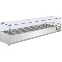 Polar Aufsatzkühlvitrine 8Xgn1/4