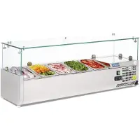 Polar Serie G Aufsatzkühlvitrine 5 X Gn1/4