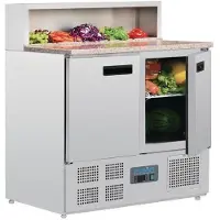 Polar Serie G Pizzakühltisch 2-türig 288L