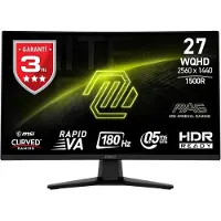 MSI MAG 274CQF Curved Gaming TFT 27" WQHD VA 180Hz 0.5ms