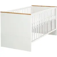 Roba Kombi-Kinderbett 'Finn', höhenverstellbar, mitwachsend, 3 Schlupfsprossen, 70x140 cm, umbaubar
