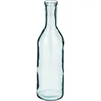 Mica Decorations Rioja Flaschenvase - H50 x Ø15 cm - Recyceltes Glas - Transparent