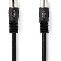 Nedis DIN-Audio-Kabel | DIN 5-Pin Stecker | DIN 5-Pin Stecker | Vernickelt | 2.00 m | Rund | PVC | S