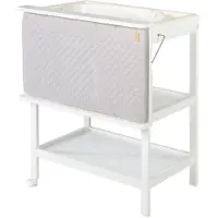 Roba Bade- und Wickelregal "Style, Baby Pool, weiß", Baby, weiß (weiß, silbergrau, grau), Wickeltische Bade- und Wickelregal, inkl. Wickelauflage silbergrau