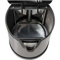 Clatronic WKS 3288 Elektrischer Wasserkocher 1,7L, Abschaltautomatik, Kabellos, Edelstahl BPA frei Weiß