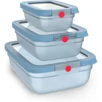 Tefal oneClick N1230210, Set, Rechteckig, Blau, Kunststoff, Kunststoff, Deutschland