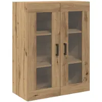 vidaXL Wandschrank Artisan-Eiche 69,5 x 34 x 90 cm Holzwerkstoff