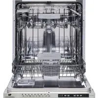 Continental Edison Vollintegrierter Geschirrspüler – 14 Maßgedecke – Breite 59,8 cm – – Induktionsmotor – 42 dB – Weiß