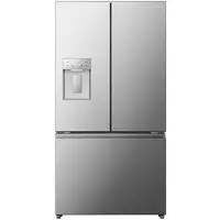 Hisense RF815N4SESE, Freistehend, French door, Edelstahl, Metall, Metallrahmen, 634 l