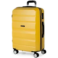 Itaca Unisex. T71660-06 4-Rad-Reisekoffer T71660 senf -61x44x26cm (OSFA), Lässig, ABS/Polykarbonat