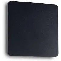 Ideal Lux LED Wandleuchte Cover Quadratisch Klein Schwarz 195766