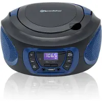 Roadstar CDR-365 U/BL, Blau, Tragbarer CD-Player