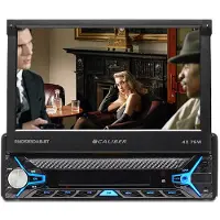 Caliber Autoradio mit Klappbildschirm - Bluetooth - DAB+ - USB - SD - AUX - 1 DIN - Einfach DIN - Rückfahrkamera-Eingang (RMD583DAB-BT)