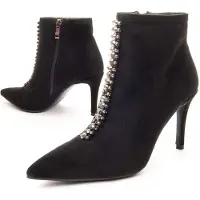 Montevita Heel Ankle Boot Pedrerint Schwarz