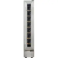 Vinobox Design 7 Flaschen. Weinkühlschrank Edelstahl elektrisch