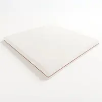 THE WHITE STONE Matratzentopper 135x190 aus Memory Schaum mit 9 Zonen | Höhe 5 cm | Pure Stoff Hypoallergen und Abnehmbar | Matratzenauflage Hergestellt in Italien