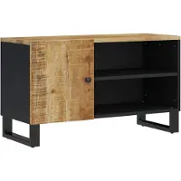 vidaXL TV-Schrank 80x33x46 cm Massivholz Mango & Holzwerkstoff