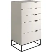 Angel Cerdá Chiffonier 7019 in Grau / Schwarz – (B)60 x (H)111 x (T)45 cm | Gr.: onesize