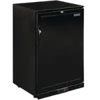 Polar G-Serie 900 mm Barkühlschrank Eintürig 138 Liter Schwarz