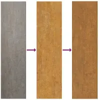vidaXL Hochbeet 960x100x36 cm Cortenstahl