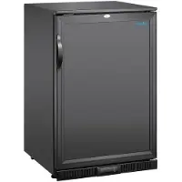 Polar Barkühlschrank Niedriges Modell - 128 Liter, robuste Stahlkonstruktion