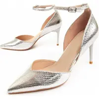 Montevita Absatzschuh Festshoe6 in Silber