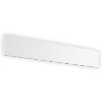 Ideal Lux Moderne Wandleuchte Zig Zag Metall Weiß Led 23W 4000K Natürliches Licht