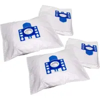 VHBW 20x Staubbeutel kompatibel mit Miele Medicair 700 Plus, 4000 Plus, 700 Staubsauger - Typ F/J, Typ M 27cm x 20cm Blau Weiß
