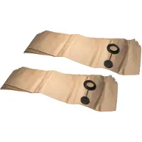 VHBW 10x Filtersack kompatibel mit Festool SR 14, SR 12 Absauggerät - 34cm x 35,5cm Sandfarben