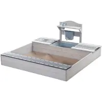 Roba Sandkasten mit Matschküche, Grau