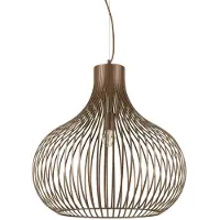 Ideal Lux Pendelleuchte Onion Ø 60cm Braun 205311 Rund
